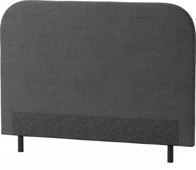 Delux Rundad - Sänggavel, 90-210 cm - Grå