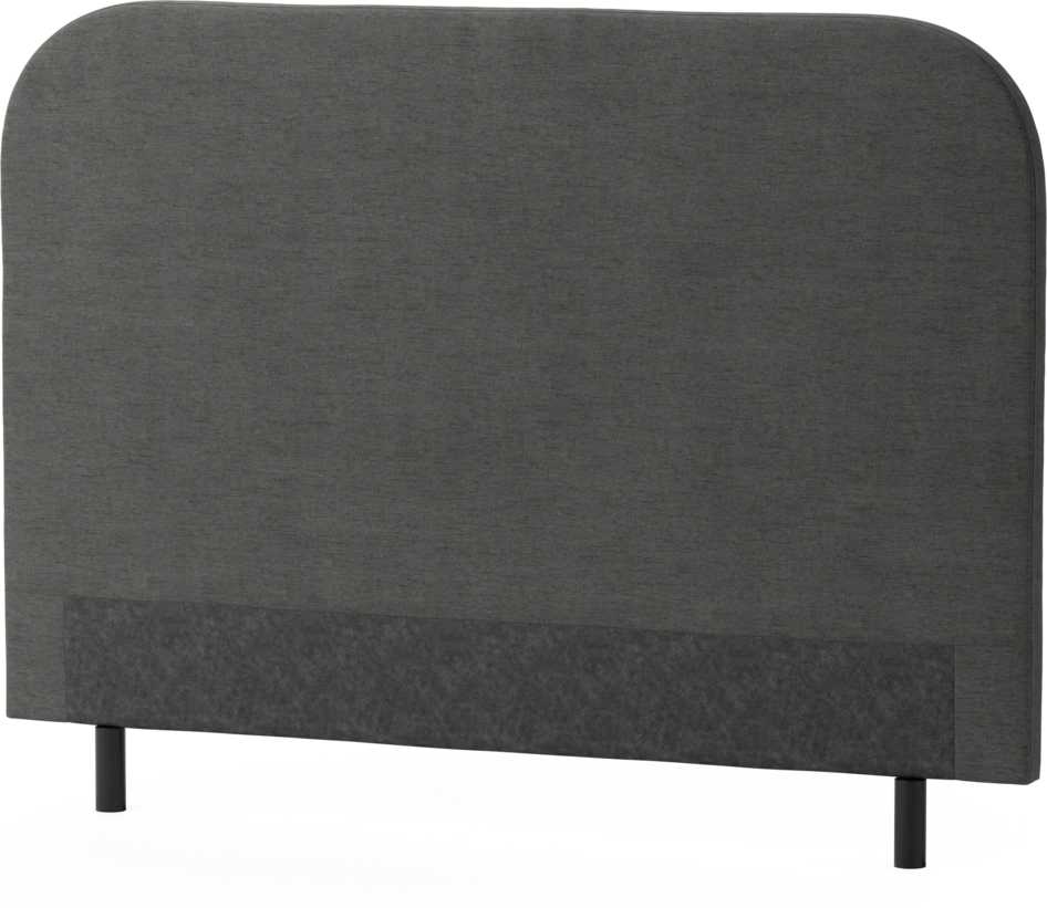 Delux Rundad - Sänggavel, 90-210 cm - Grå