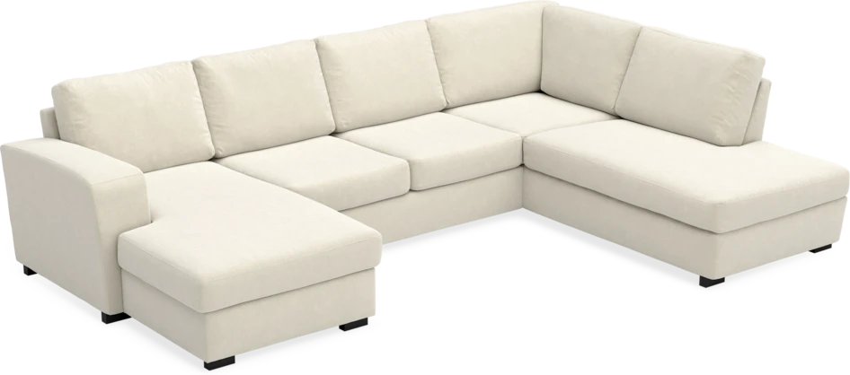 Friday - 3-sits soffa med schäslong vänster och divan höger - Beige