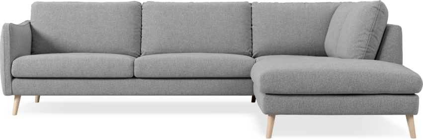 Madison Lux - 3-sits soffa med divan höger - Grå