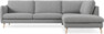 Madison Lux - 3-sits soffa med divan höger - Grå