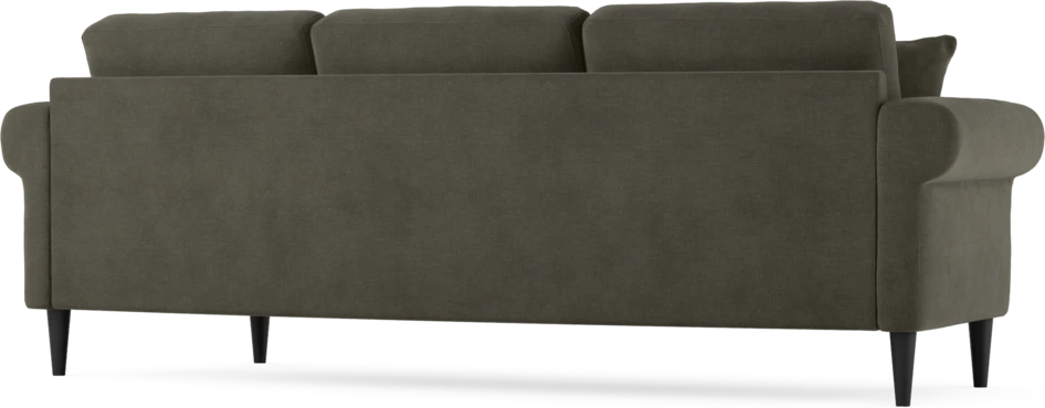Eden - 3-sits soffa svängd - Grå