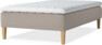 Delux Sense - Ramsäng, enkelsäng med bäddmadrass - Beige