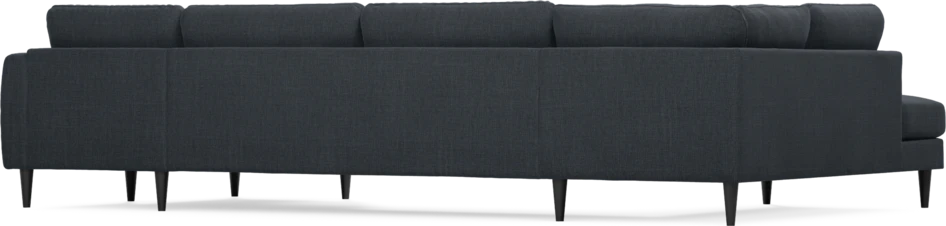 Bridge - 3-sits soffa med divan vänster och schäslong höger - Blå