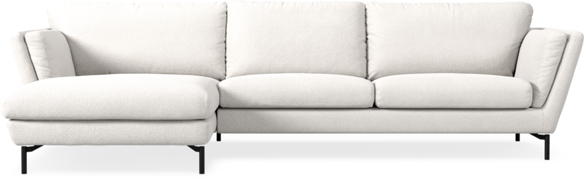 Madison Lux - 3-sits soffa med schäslong vänster - Beige