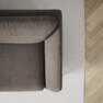 Madison Lux - 2-sits soffa med schäslong vänster - Brun