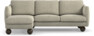 Madison Lux - 2-sits soffa med schäslong vänster - Beige