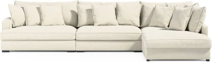 Rossi, 4-sits soffa med divan höger