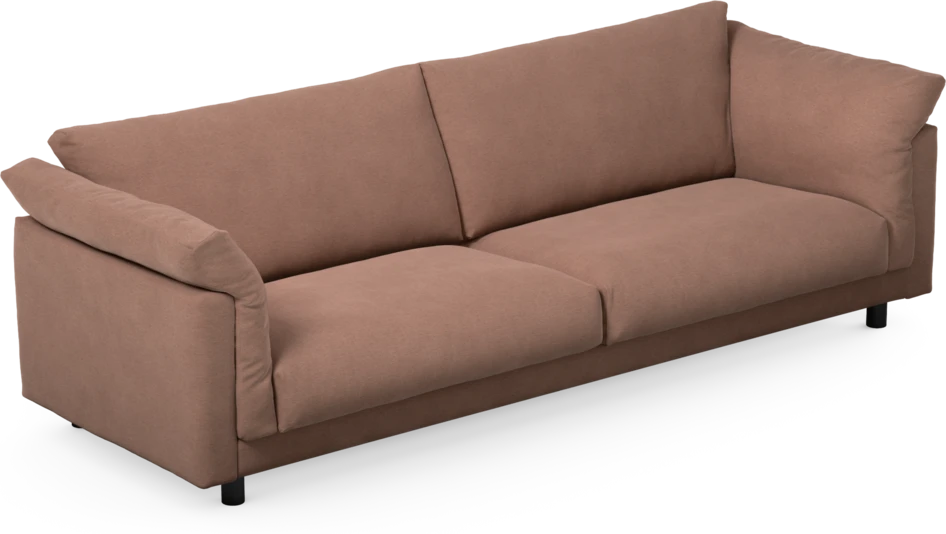 Cherrie - 4-sits soffa, fast klädsel - Rosa