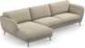 Madison Lux - 3-sits soffa med schäslong vänster - Beige