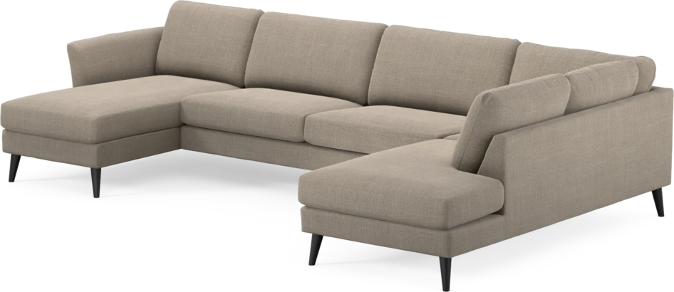 Bridge - 3-sits soffa med schäslong vänster och divan höger - Beige