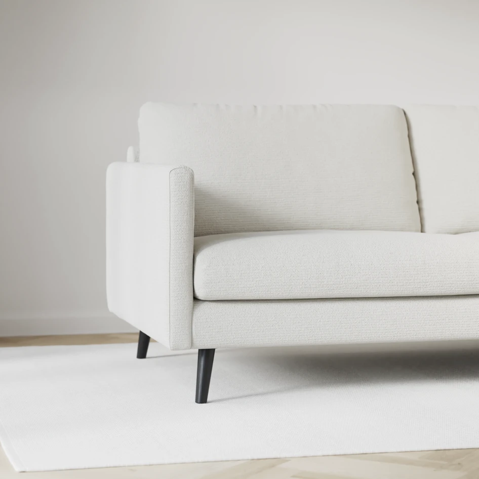 Madison Lux - 2-sits soffa med divan vänster och schäslong höger - Vit