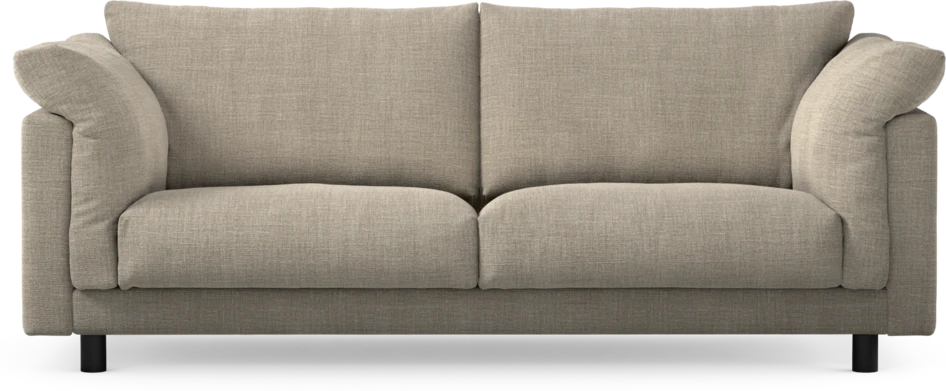 Cherrie - 2,5-sits soffa, fast klädsel - Beige