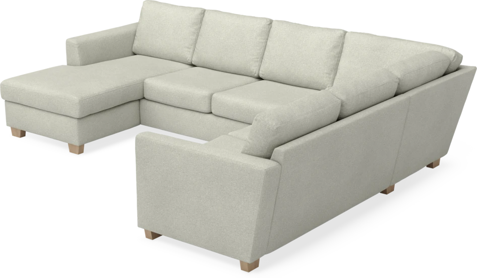 Friday - Hörnsoffa, 3+2-sits med schäslong vänster - Beige