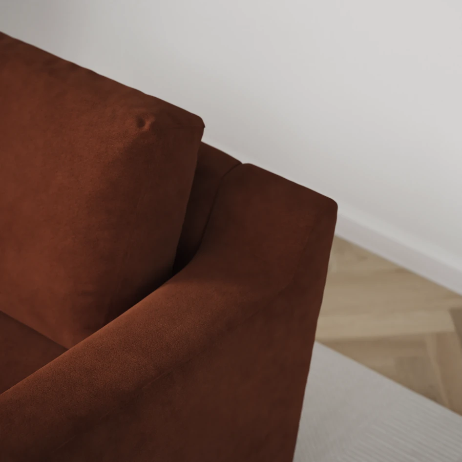 Friday - 3-sits soffa - Orange
