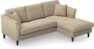 Eden - 2-sits soffa med schäslong - Beige