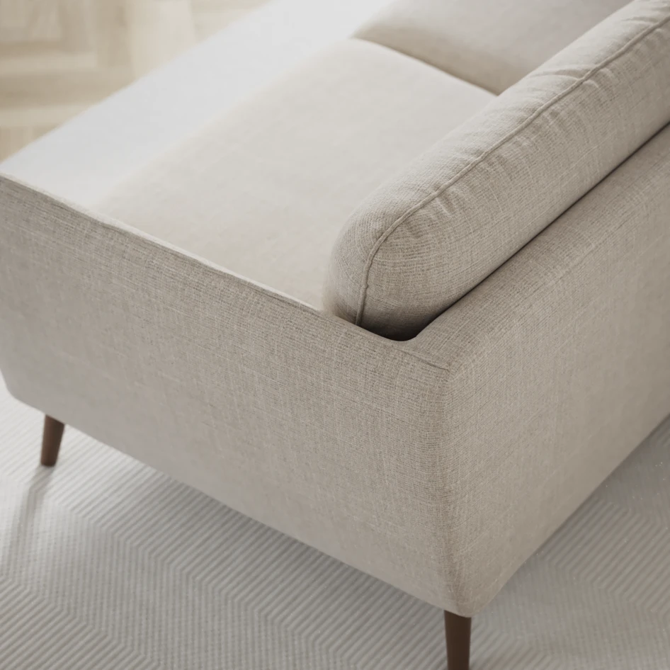 Madison Lux - Hörnsoffa med schäslong höger - Beige