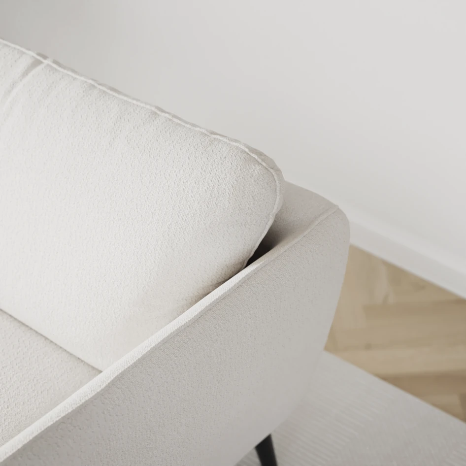 Madison Lux - 3-sits soffa med schäslong vänster - Beige