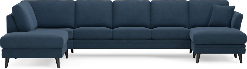 Eden - 3-sits soffa med divan vänster och schäslong höger - Blå