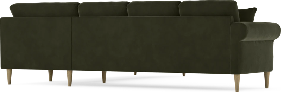 Eden - Hörnsoffa, 3+3-sits - Grön