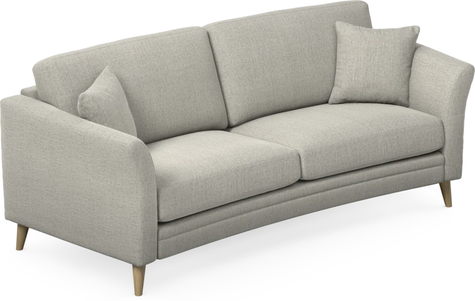 Eden - 2,5-sits soffa svängd - Grå