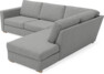 Friday - 2,5-sits soffa med divan höger - Grå