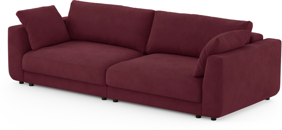 Amie - Bäddsoffa 4-sits - Röd