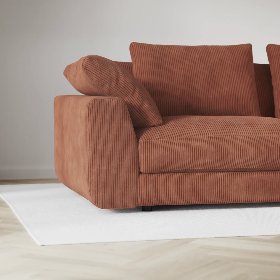 Amie - 4-sits soffa - Orange