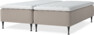 Delux Dream - Ramsäng, dubbelsäng med bäddmadrass - Beige