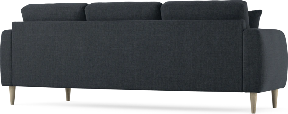 Eden - 3-sits soffa svängd - Blå