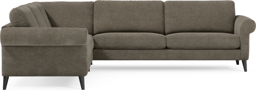 Bridge - Hörnsoffa, 2+3-sits - Brun