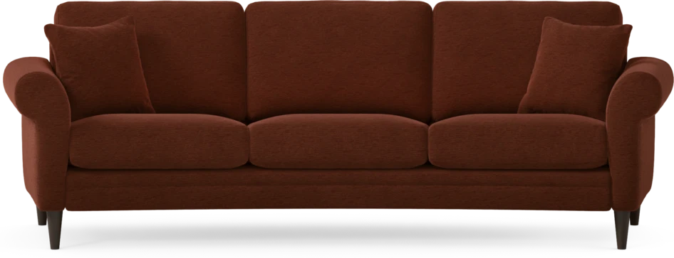 Eden - 3-sits soffa svängd - Orange