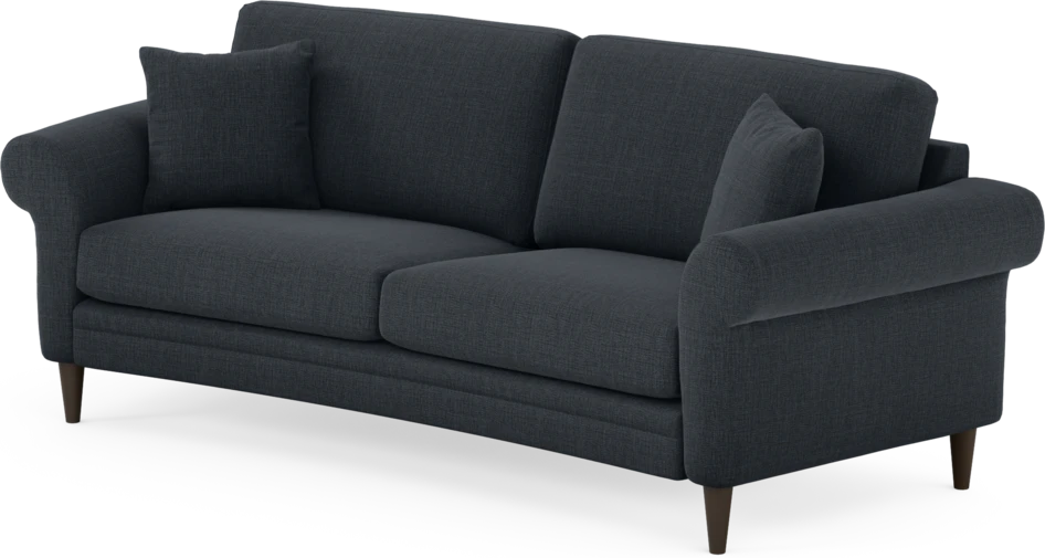 Eden - 2,5-sits soffa svängd - Blå