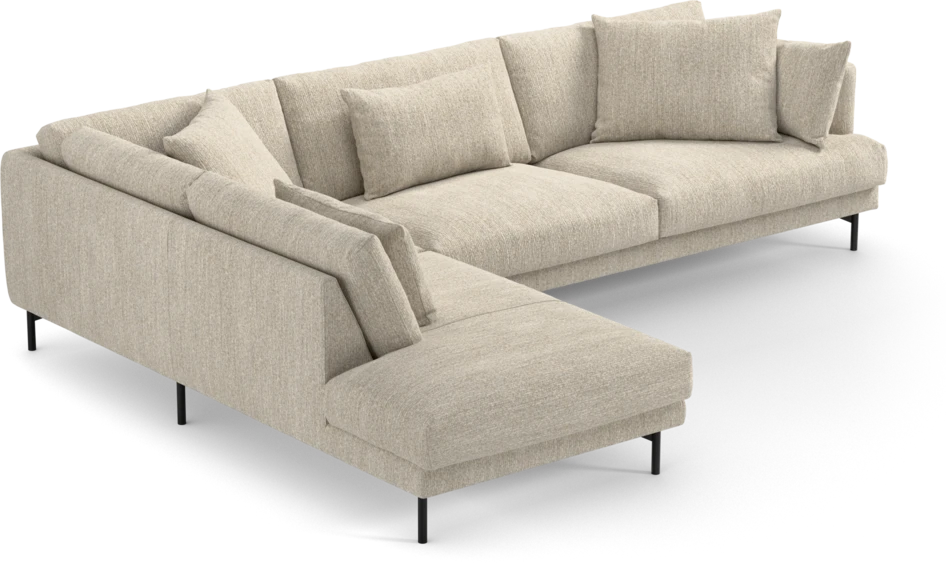 Harper - 3-sits soffa med divan vänster - Beige
