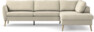 County - 2,5-sits soffa med divan höger - Beige