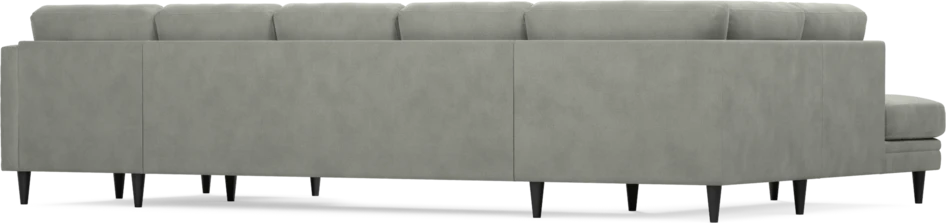 Eden - 3-sits soffa med divan vänster och schäslong höger - Grå