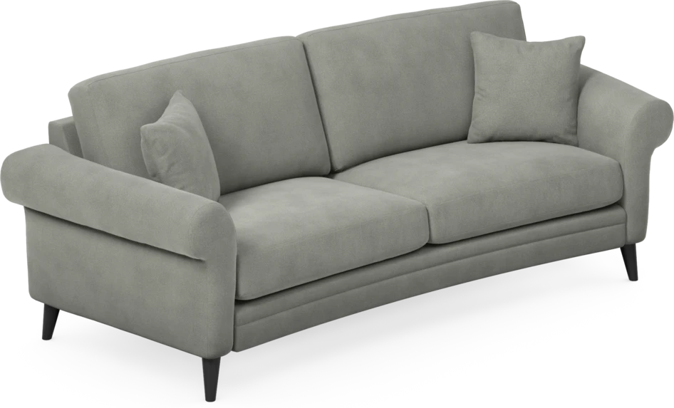 Eden - 2,5-sits soffa svängd - Grå
