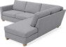 Friday - 2,5-sits soffa med divan höger - Grå