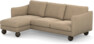 Madison Lux - 2-sits soffa med schäslong vänster - Beige