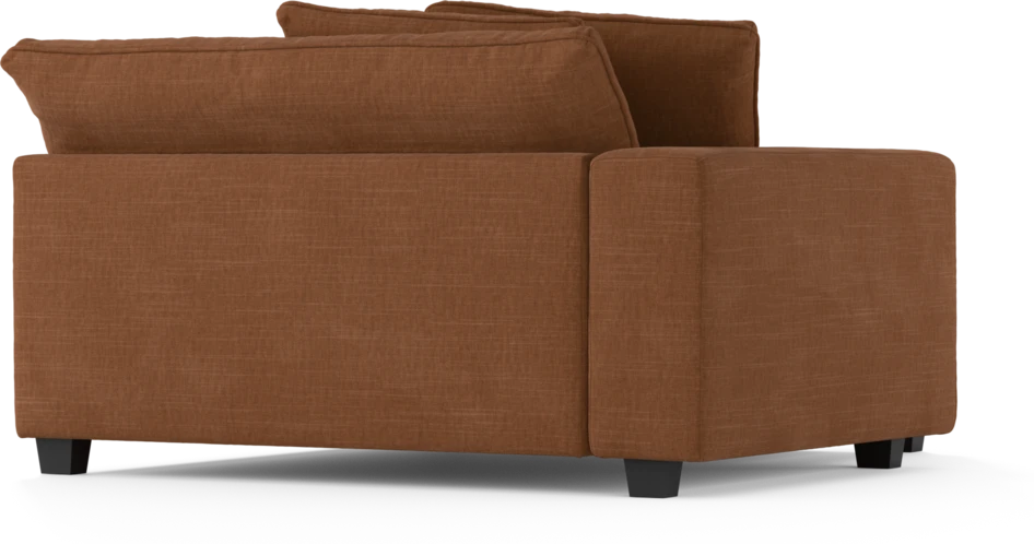 Bellora - Schäslong XL med armstöd vänster - Orange