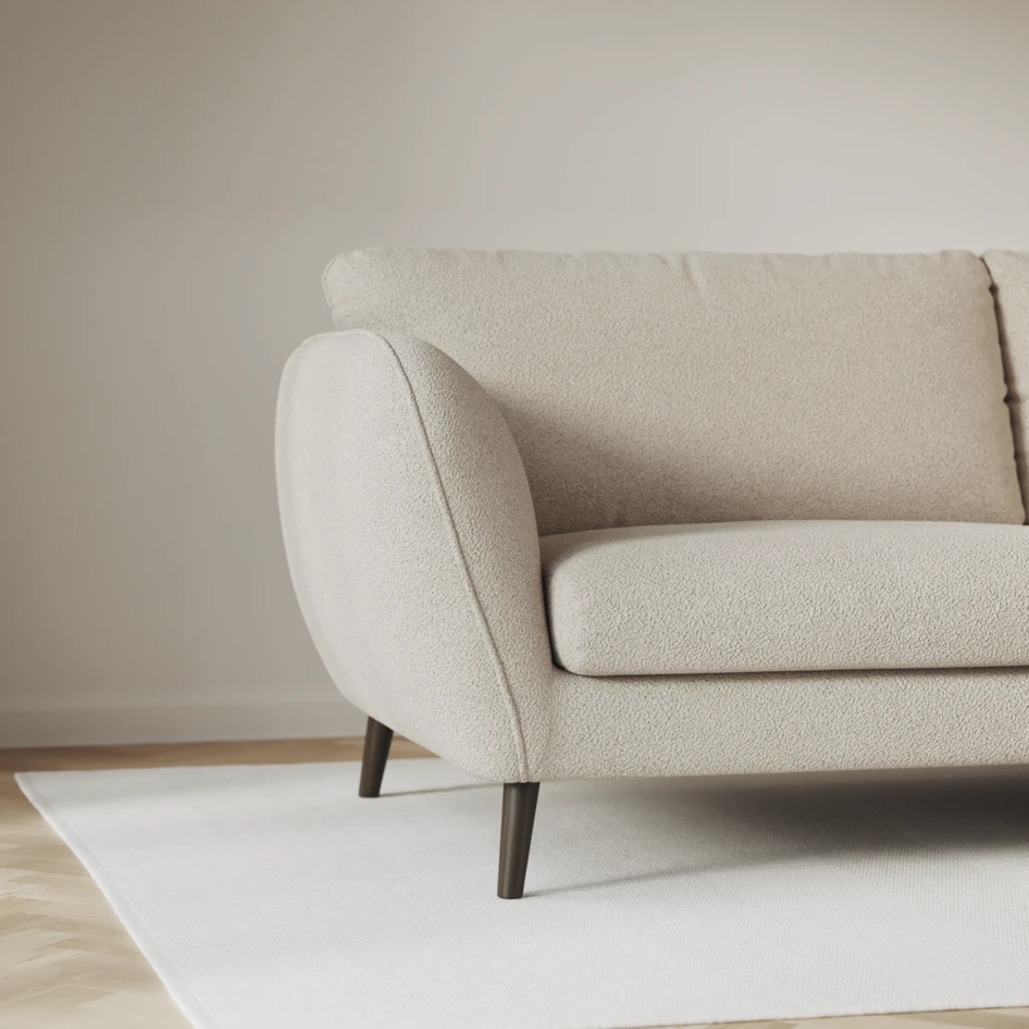 Madison Lux - Hörnsoffa med schäslong vänster - Beige