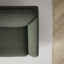 Madison Lux - 2-sits soffa med schäslong vänster - Grön