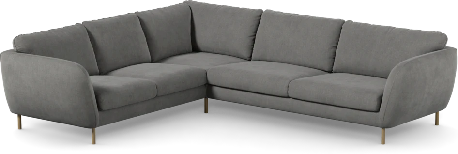 Madison Lux - Hörnsoffa 2+3-sits, hörn 1 - Grå
