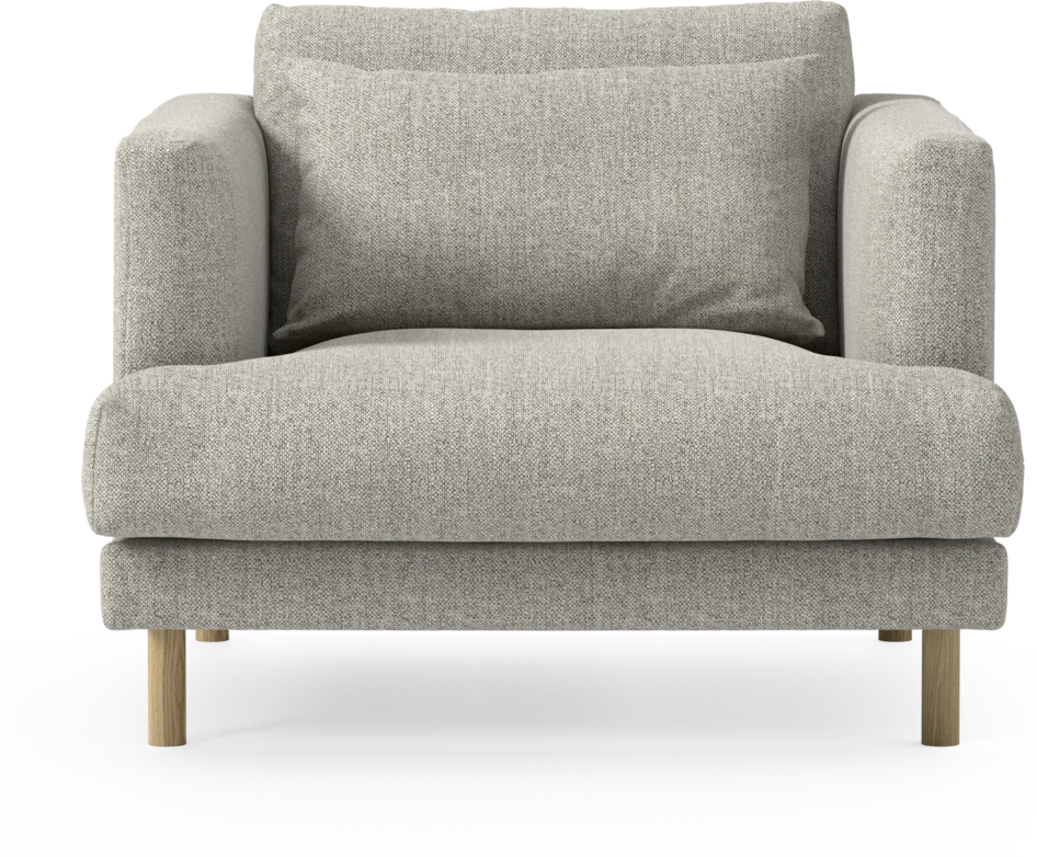 Harper - Fåtölj, 75 cm - Vit