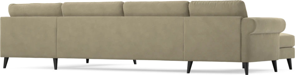 Bridge - 3-sits soffa med schäslong vänster och divan höger - Beige