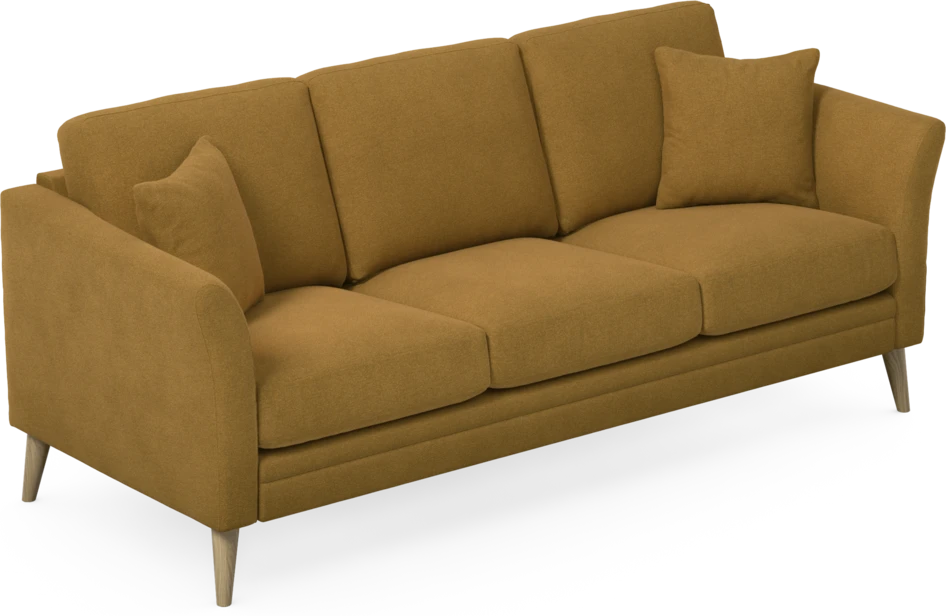 Eden - 3-sits soffa - Gul