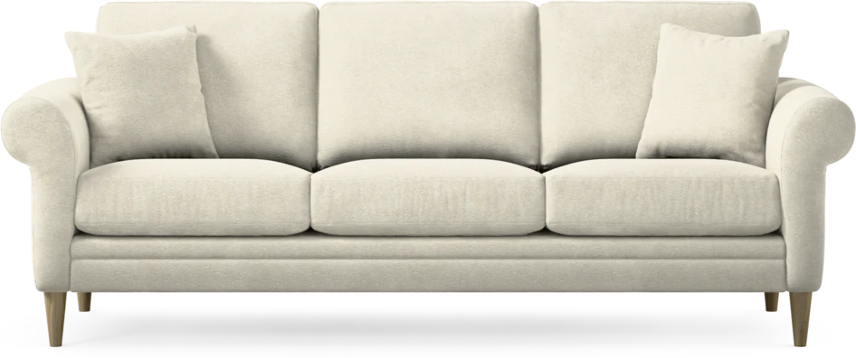 Eden - 3-sits soffa - Vit