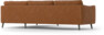 Madison Lux - 3-sits soffa med divan höger - Orange