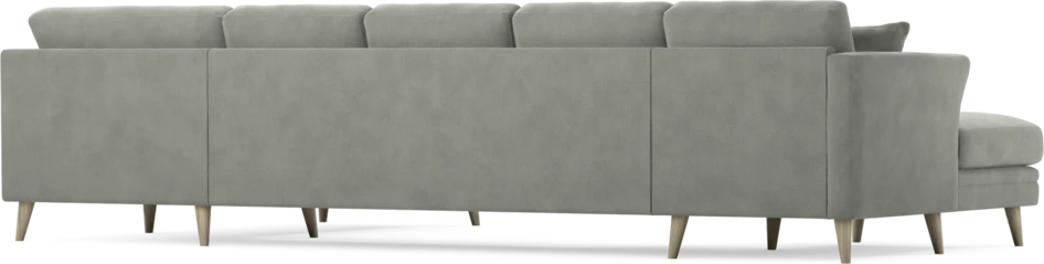 Eden - 3-sits soffa med schäslong vänster och divan höger - Grå