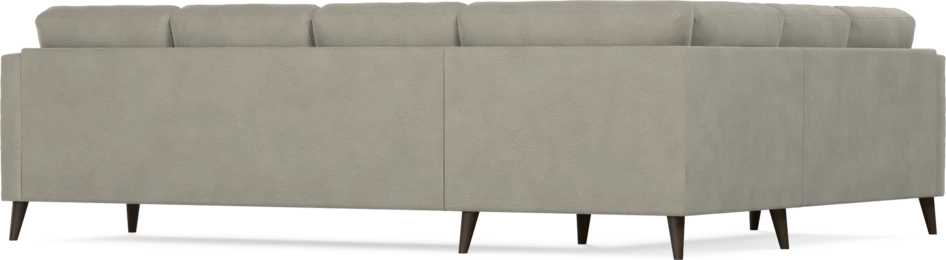 Eden - Hörnsoffa, 2+3-sits - Brun